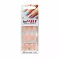 Kiss Твердый лак Импрессс Маникюр Акцент "Согретые сердца", длина короткая Impress Manicure Accent Symphony BIPA010С