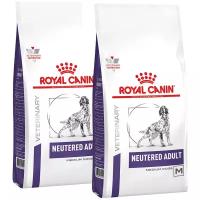 Сухой корм ROYAL CANIN NEUTERED ADULT MEDIUM DOG M для взрослых кастрированных и стерилизованных собак средних пород (9 + 9 кг)