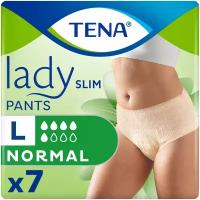 Трусы впитывающие TENA Lady Slim Pants Normal, L, 5 капель, 95-125 см, 7 шт