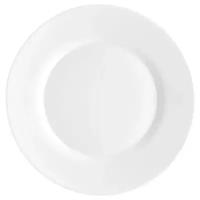 Тарелка обеденная 25 см белая Стекло упрочнённое, серия TOLEDO Bormioli Rocco 400810FN9321990