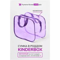 Косметичка в роддом Kinderbox фиолетовый