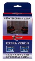 Лампа ксеноновая головного света H11 6000К Extra Vision Яркость +30% 12-24V 35W Блистер 2шт XENITE 1004097 | цена за 1 шт