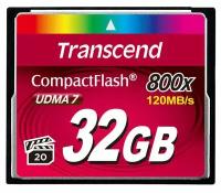 Карта памяти Transcend CompactFlash 32GB 800x, UDMA7