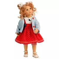 Кукла Schildkrot Sophie von Sieglinde Frieske (Шильдкрет Софи в красном сарафане от Зиглинде Фриске)