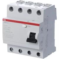 УЗО ABB FH204 AC-40/0,1 4-х полюсное тип AC 40A 100mA 4 модуля 2CSF204006R2400