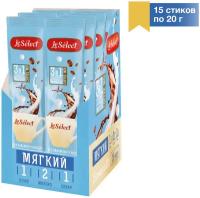 Кофе растворимый 3 в 1 в пакетиках "Мягкий", больше молока, Le Select, сашет