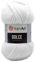 Пряжа YarnArt Dolce белый (741), 100%микрополиэстер, 120м, 100г, 1шт