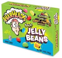 Конфеты Кислые Warheads Sour Jelly Beans / Вархедс Джелли Бинс 113 г. (США)