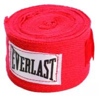 Бинты боксерские Everlast 23 Red 3 м. (One Size)