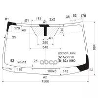 Стекло Лобовое Acura Zdx 10-13 XYG арт. ZDX-VCP LFW/X