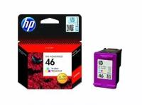 Картридж 46 для HP DJ 2020/2520, 0,75К (O) CZ638AE, Color