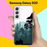 Силиконовый чехол на Samsung Galaxy S22 Лес / для Самсунг Галакси С22