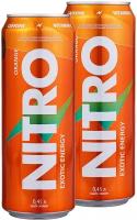 Энергетический напиток NITRO, 2х450мл (Апельсин) / С витаминами и таурином