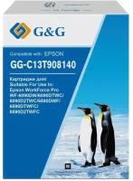 Картридж струйный G&G GG-C13T908140 черный (130мл) для Epson WorkForce Pro WF-6090DW/6090DTWC/6090D2TWC/6590DWF