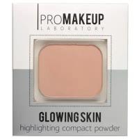 ProMAKEUP Laboratory Glowing skin компактный хайлайтер