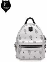 Мини-рюкзак белый для женщин, для школы. Модные школьные ранцы для девочек-подростков, дамские сумки