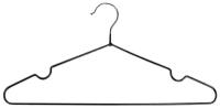 Доляна Вешалка-плечики для одежды Доляна, размер 40-44, антискользящее покрытие, цвет чёрный