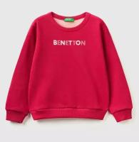 Свитшот с глиттер принтом United Colors of Benetton для девочек 23A-3J70G10A5-2E8-YS