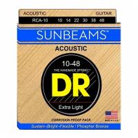 DR RCA-10 SUNBEAM струны для акустической гитары 10-48