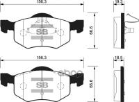 Sp1519_колодки Дисковые Пер! Ford Maverick 2.0-3.0I 01> Sangsin brake арт. SP1519