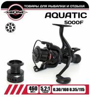 Катушка рыболовная с байтранером MIFINE AQUATIC 5000B, 4+1 подшипник, для рыбалки, фидерная, карповая, для спиннинга, матчевая