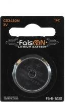 Батарейка FaisON Lithium, CR2450N-1BL, 3.0B, FS-B-1230 (1 шт.)