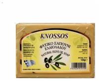 Натуральное оливковое мыло белое, KNOSSOS, Греция, 100г