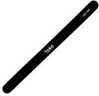 Пилка YOKO на деревянной основе, SBF 015 Р, 100/180, черная