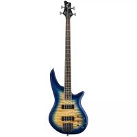 Jackson JS3Q Spectra IV - Amber Blue Burst 4-струнная бас-гитара, цвет янтарно-синий бёрст