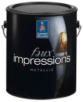 Sherwin Williams Faux Impressions Metallic Base Краска с эффектом металлика (золото, кварта, 0,946 л)