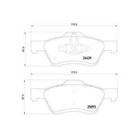 Дисковые тормозные колодки передние TRIALLI PF 4266 для Mazda Tribute, Ford Maverick (4 шт.)