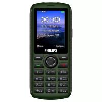 Мобильный телефон Philips Xenium E218 зелёный