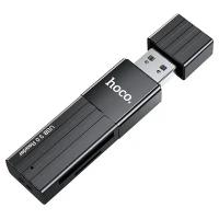 Карт-ридер Hoco HB20 USB 3.0 Black