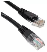 Патч-корд UTP CAT5e 1.5 метра Cablexpert PP12-1.5M/BK RJ-45 кабель - черный