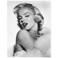 Постер на холсте Монро Мерилин (Marilyn Monroe) №5 30см. x 38см