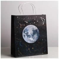 Пакет крафтовый «Вселенная», 26 × 30 × 11,5 см