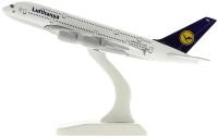 Airbus A380 lufthansa (19 cm long) | модель самолета airbus аэробус A380 авиакомпания люфтганза длина модели 19 см