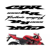 Комплект наклеек "HONDA CBR1000RR" CRAZY IRON (Черный)