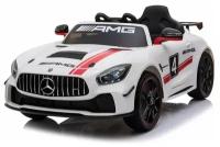 Детский электромобиль Hollicy Mercedes GT4 AMG White 12V - SX1918S-WHITE