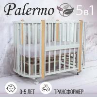 Кроватка-трансформер Sweet Baby 5 в 1 Palermo Bianco/Naturale белый/натуральный