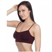 Топ Giulia BRASSIERE размер L/XL, marsala (Бордовый)