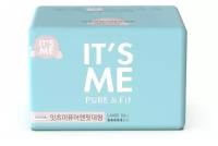 Прокладки гигиенические с крылышками It's Me Pure & Fit Pads Large