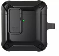 Чехол WiWU Mecha AirPods Case для AirPods 1 / 2 Black + Black