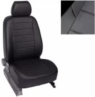 Чехлы на сиденья из экокожи (чёрные) Seintex на Honda CR-V (2006-2012)