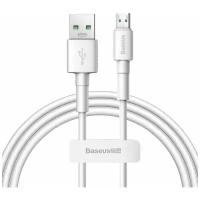 Кабель Baseus Mini White Cable USB For Micro-USB (20w) (CAMSW-E02) (2м)