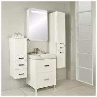 Мебель для ванной Акватон Америна Н 70 белая (тумба с раковиной + зеркало)