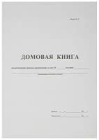 Книга Домовая книга (поквартирная) 16 лист, офсет