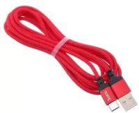 Кабель Type-C, USB-Type-C, Hoco x14, 2м3000 mAh, красный