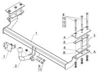 Фаркоп на Daewoo Gentra DW07