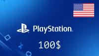 Карта пополнения PlayStation Store 100$